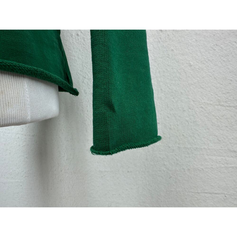 Frank & Eileen Patrick Popover Henley in Clover Green SZ L Cotton Triple Fleece - Picture 5 of 9